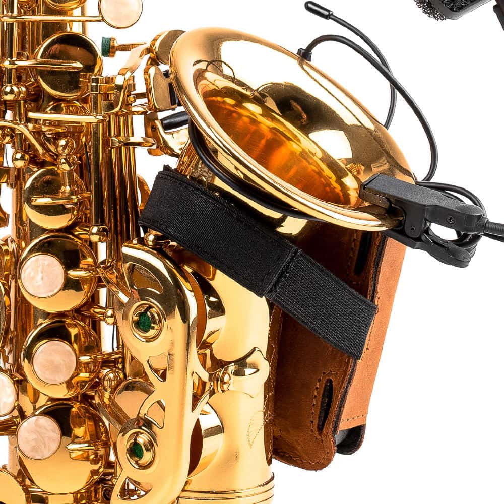 Saxophone Wireless Transmitter Pouch – Soprano, Alto, Tenor, Baritone | Crazy Horse Leather
