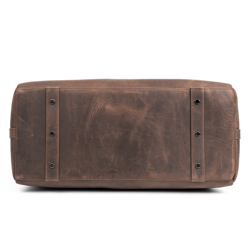 Leather Trumpet Double Bag