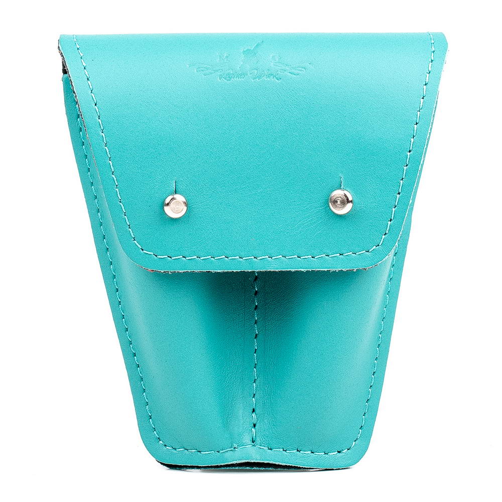 Double Trumpet Mouthpiece Pouch | Crazy Horse Leather