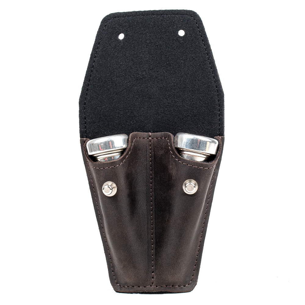 Double Trumpet Mouthpiece Pouch | Crazy Horse Leather