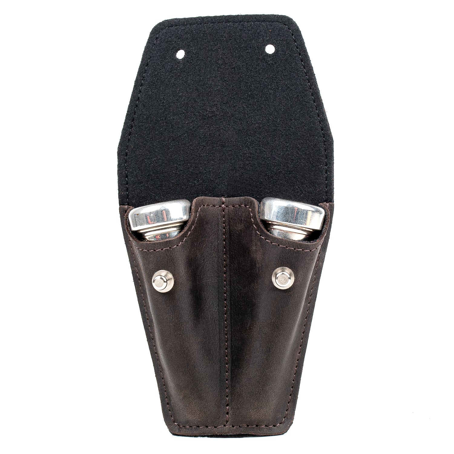 Double Trumpet Mouthpiece Pouch | Crazy Horse Leather