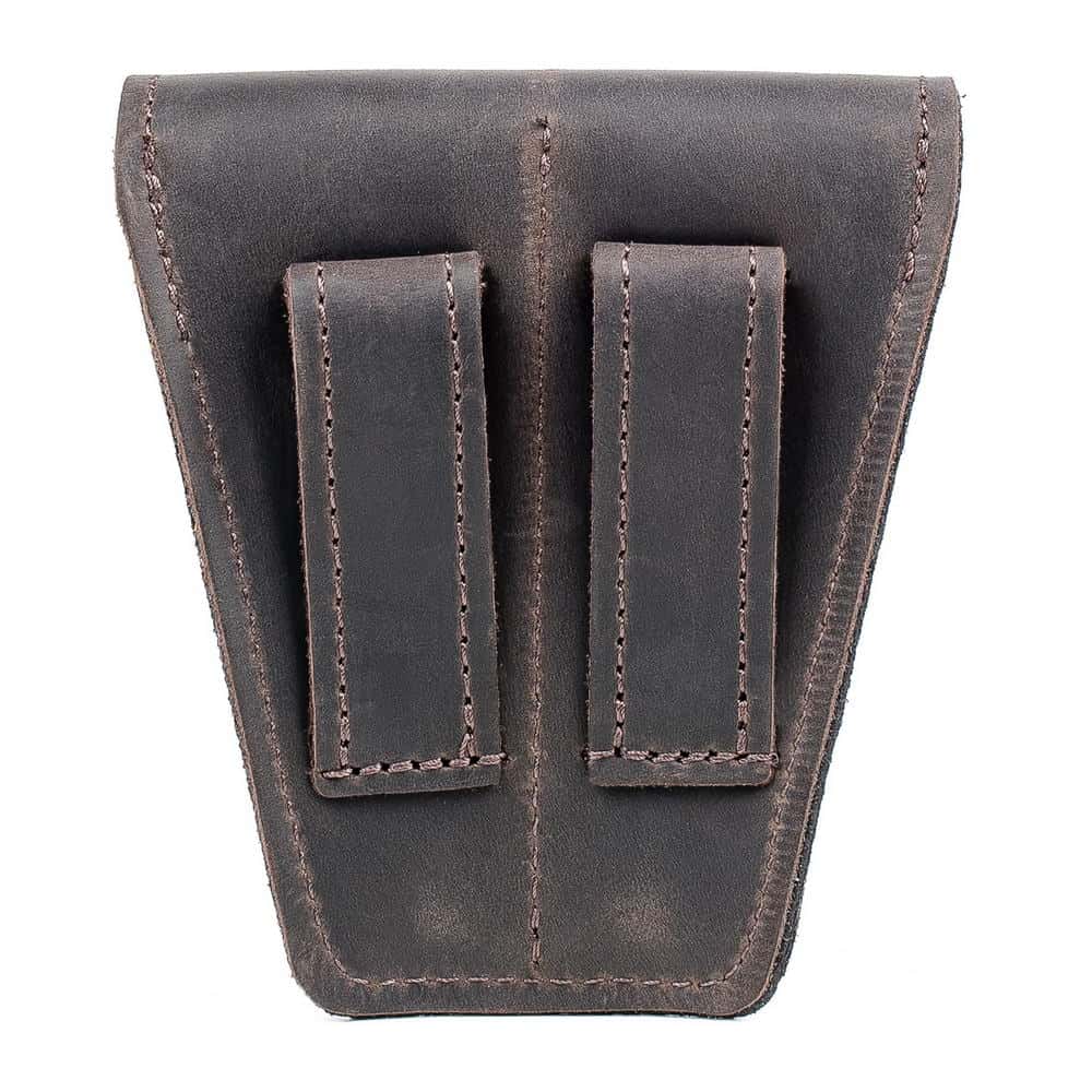 Double Trumpet Mouthpiece Pouch | Crazy Horse Leather