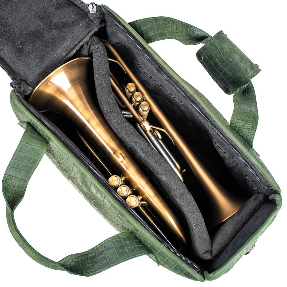 Trumpet Gig Bag | Double/Triple Case - Reptile Leather