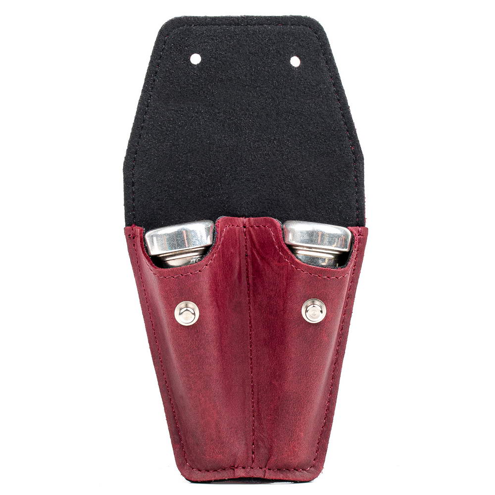 Double Trumpet Mouthpiece Pouch | Crazy Horse Leather