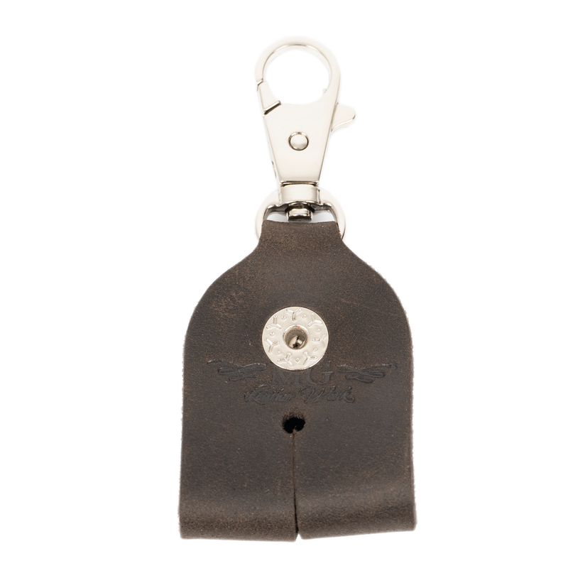 Genuine leather drum key holder