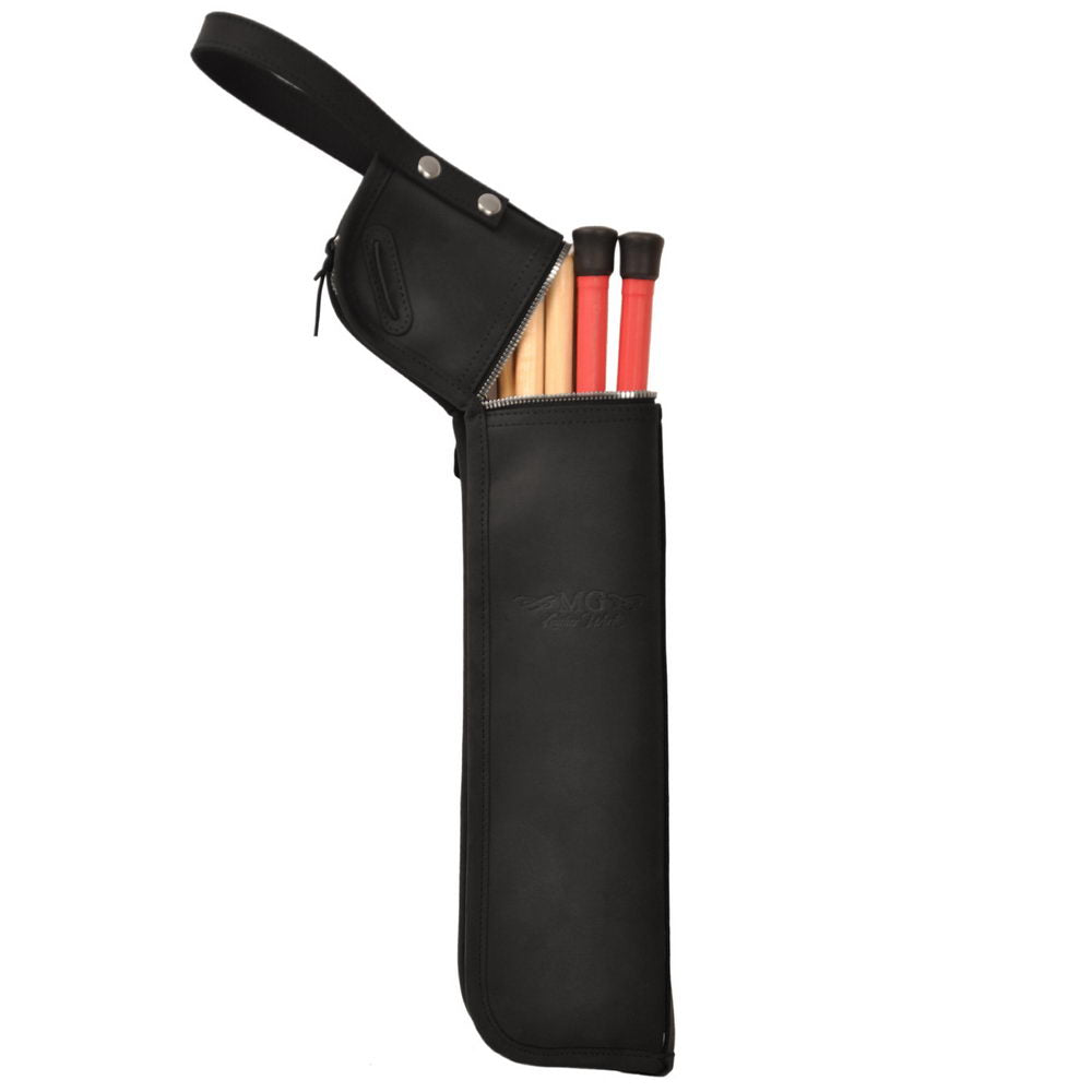 Compact Drumstick Bag | Drum Key Holder - Crazy Horse Leather