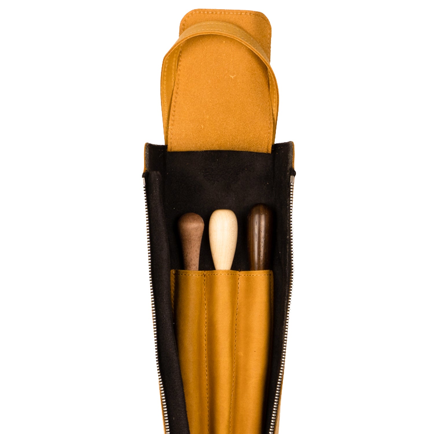 Durable leather conductor baton case