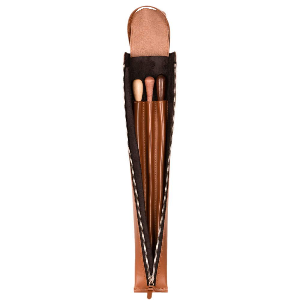 Handcrafted conductor baton case by MG Leather Work