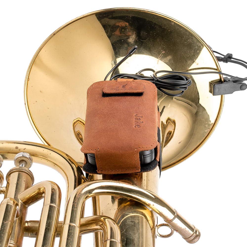 Euphonium Wireless Transmitter Holder | Crazy Horse Leather
