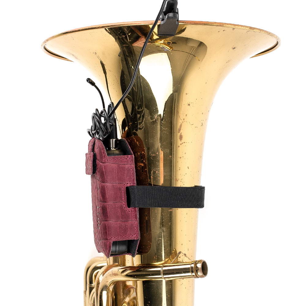 Euphonium Wireless Transmitter Holder | Reptile Leather