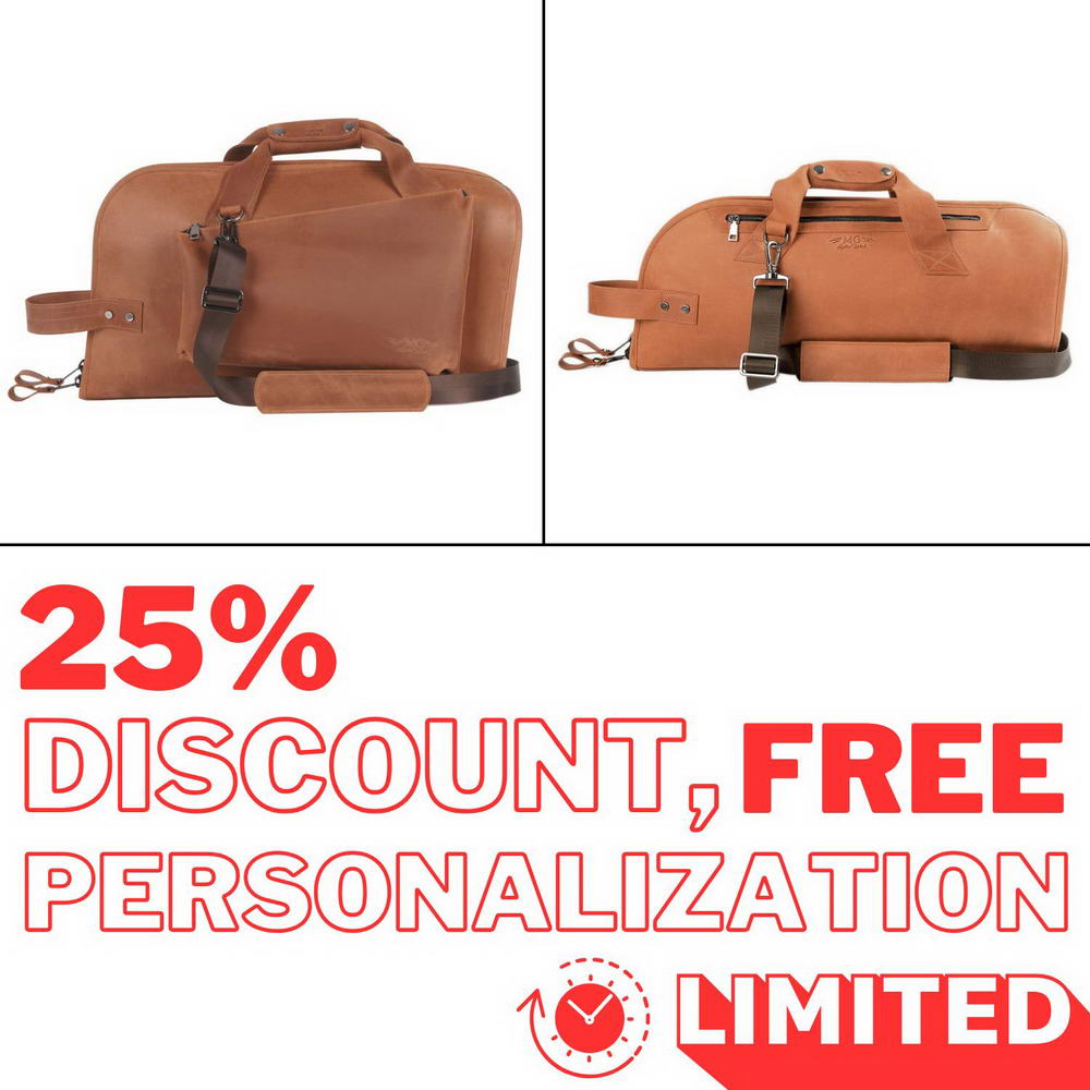 Set 2 in 1 Flugelhorn Gig Bag and Trumpet Single Gig Bag