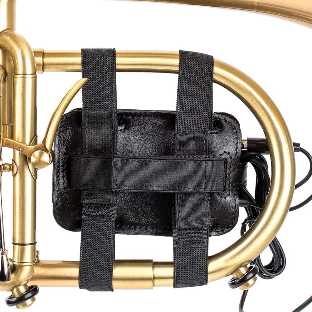 Flugelhorn Wireless Microphone Transmitter Holder | Detroit Leather