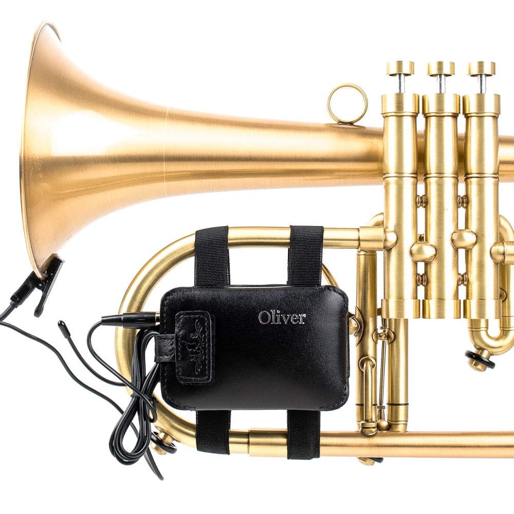 Flugelhorn Wireless Microphone Transmitter Holder | Detroit Leather