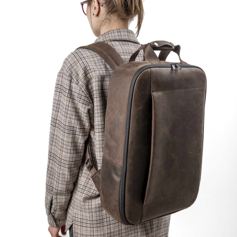 Flute Backpack | Crazy Horse Leather