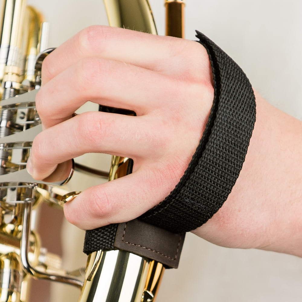 French Horn Hand Strap | Crazy Horse Leather