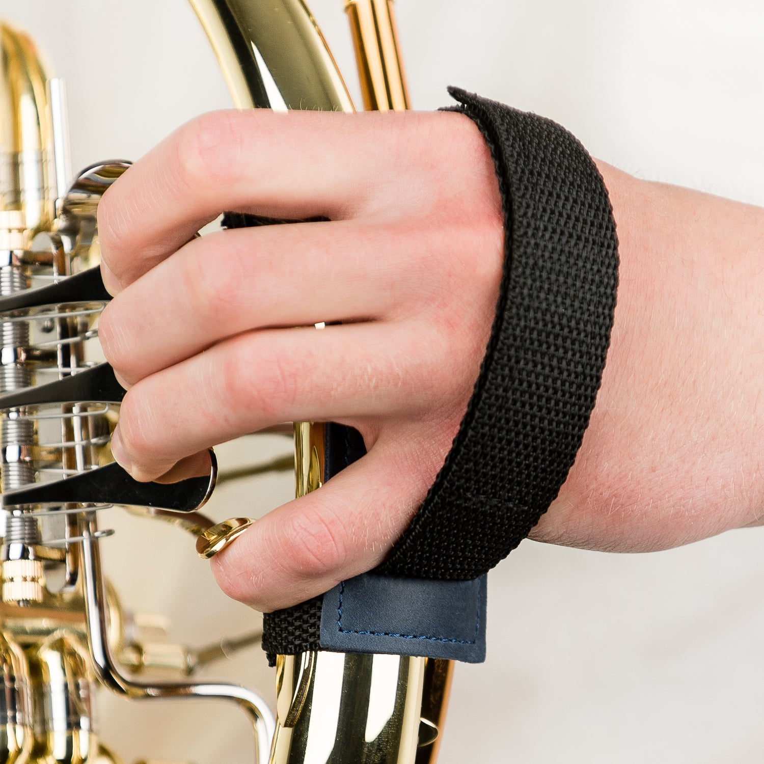 French Horn Hand Strap | Crazy Horse Leather