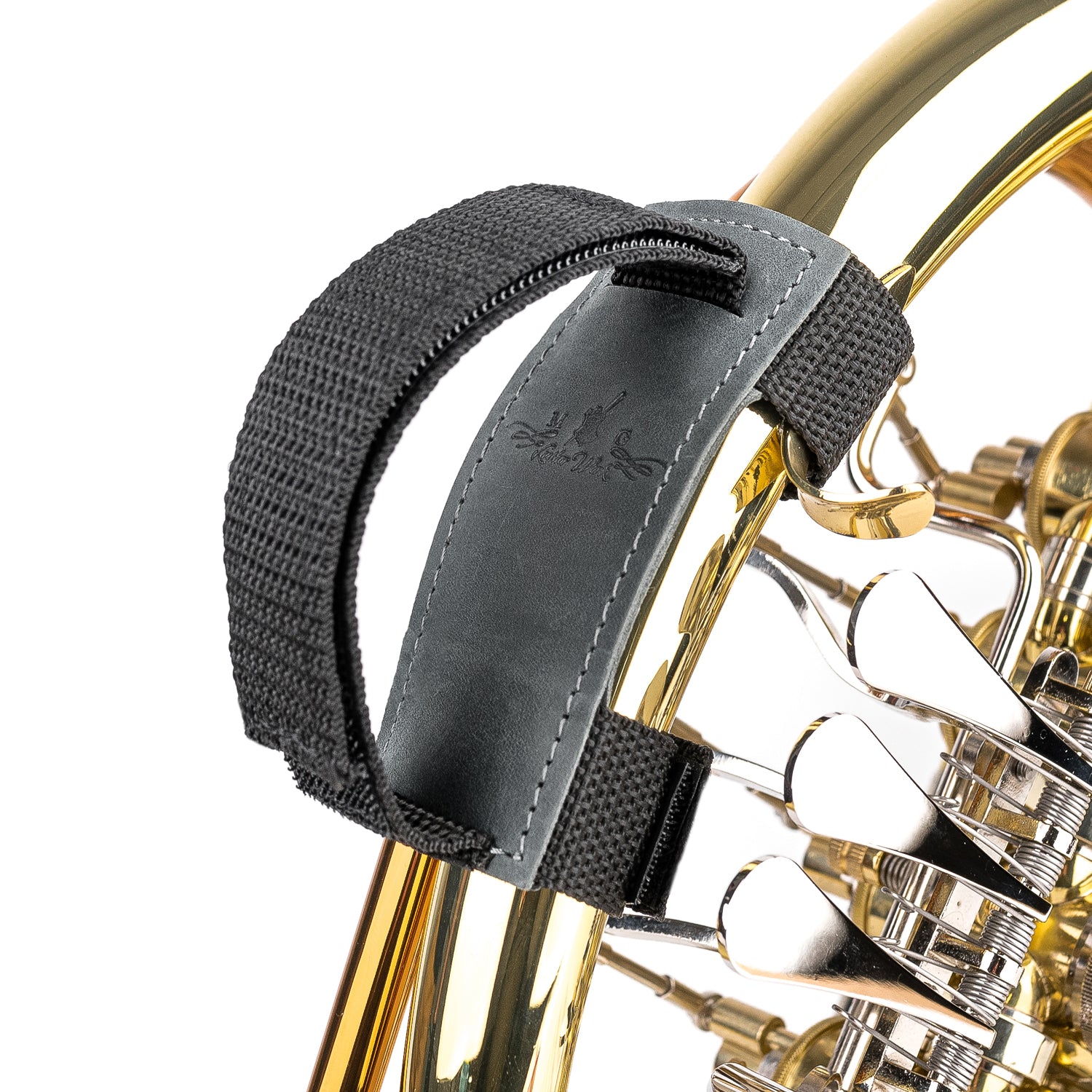 French Horn Hand Strap | Crazy Horse Leather