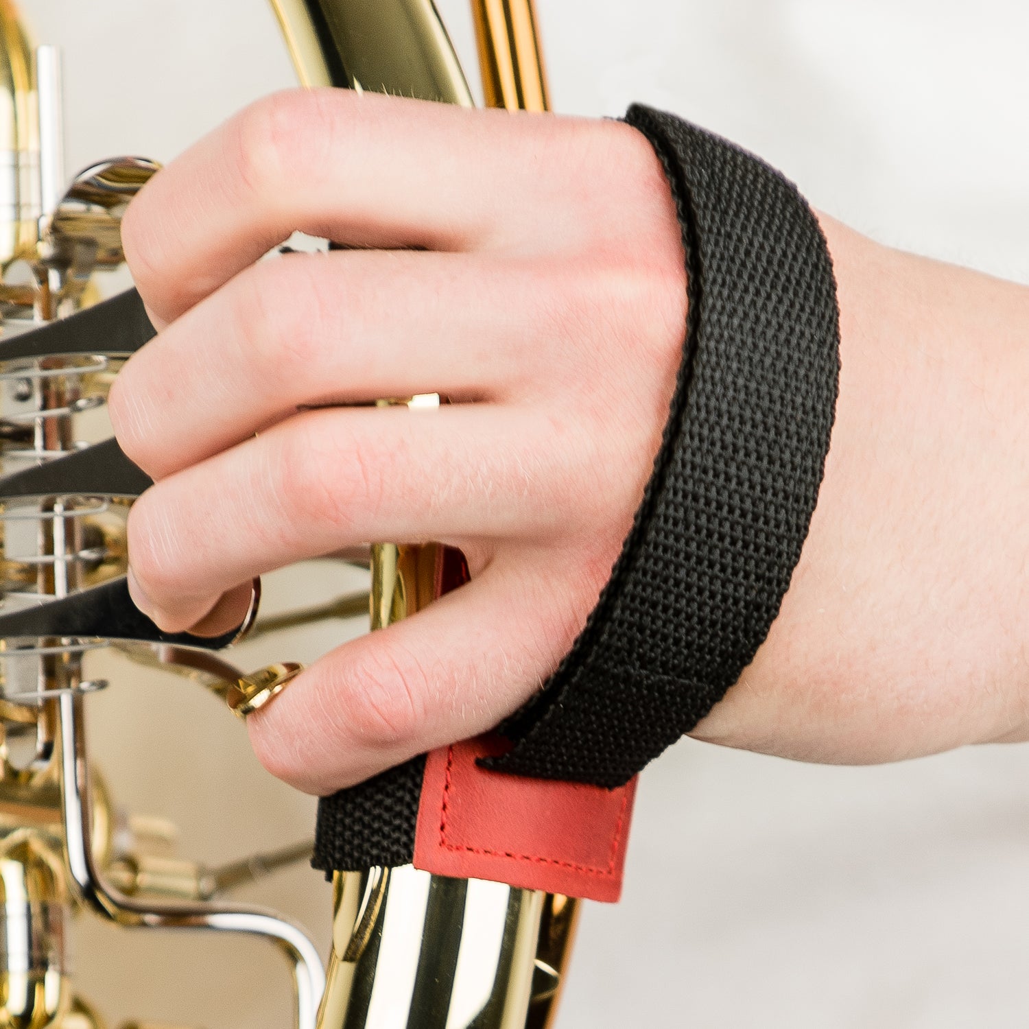 French Horn Hand Strap | Crazy Horse Leather