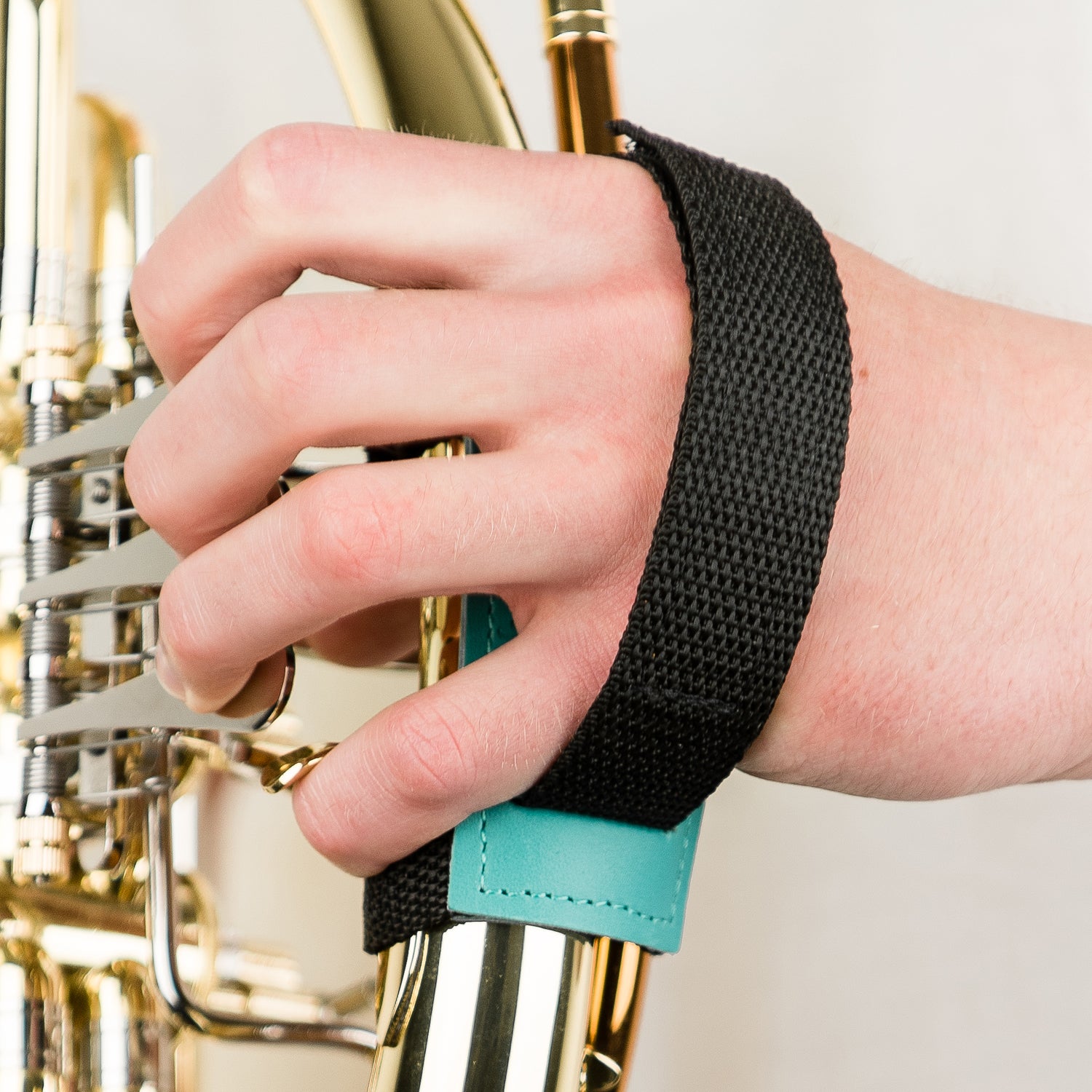 French Horn Hand Strap | Crazy Horse Leather