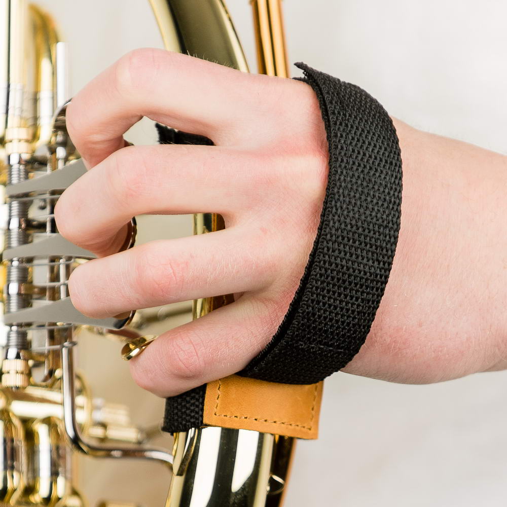French Horn Hand Strap | Crazy Horse Leather