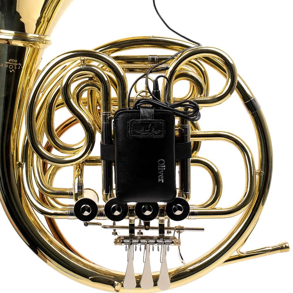 French Horn Wireless Transmitter Holder | Detroit Leather
