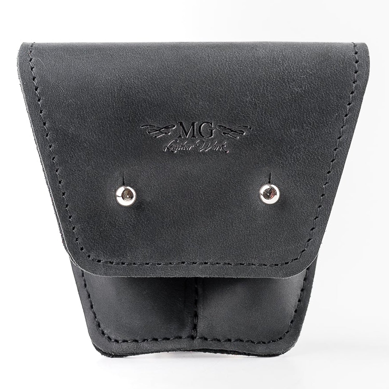 Double French Horn Mouthpiece Pouch | Crazy Horse Leather