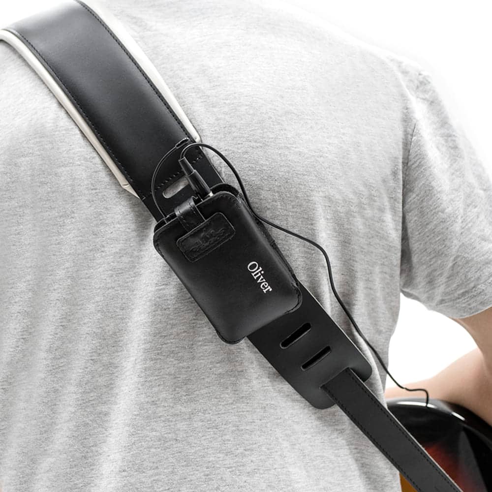 Guitar Wireless Transmitter Holder | Detroit Leather
