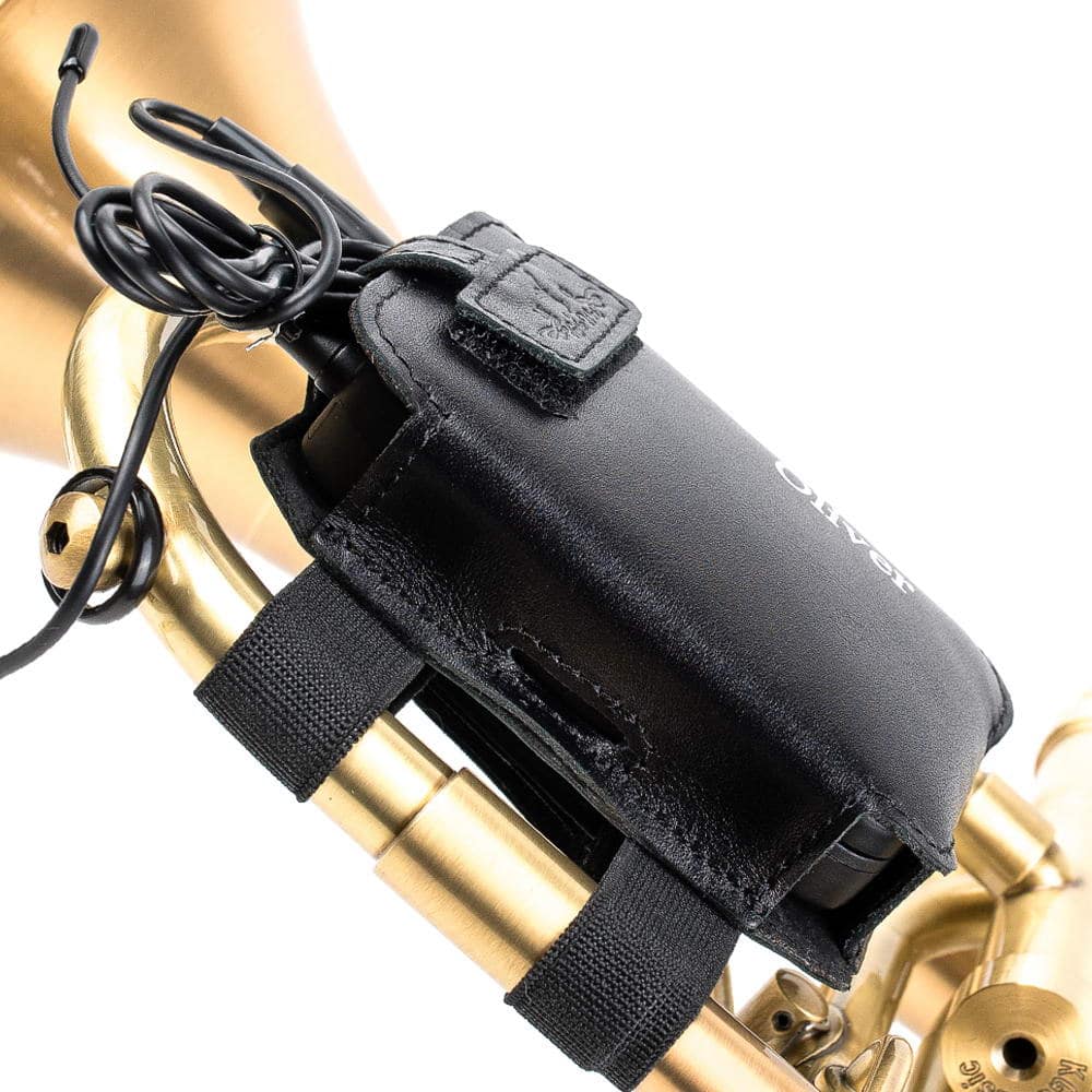 Flugelhorn Wireless Microphone Transmitter Holder | Detroit Leather
