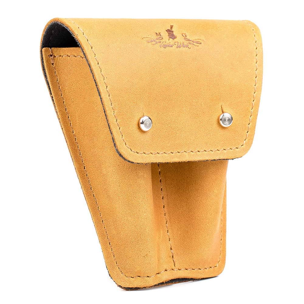 Double Trumpet Mouthpiece Pouch | Crazy Horse Leather