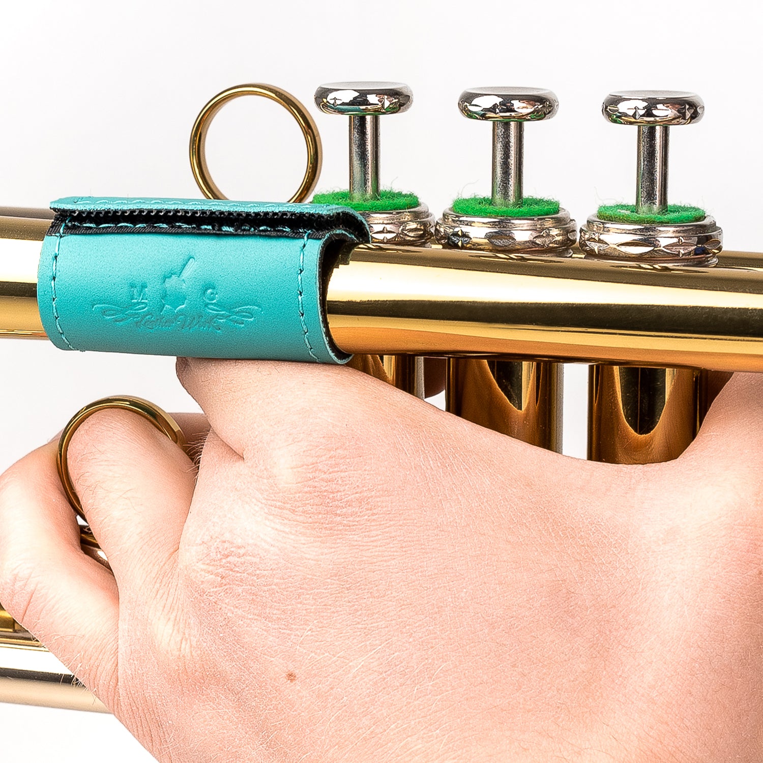 Trumpet Finger Saver | Crazy Horse Leather