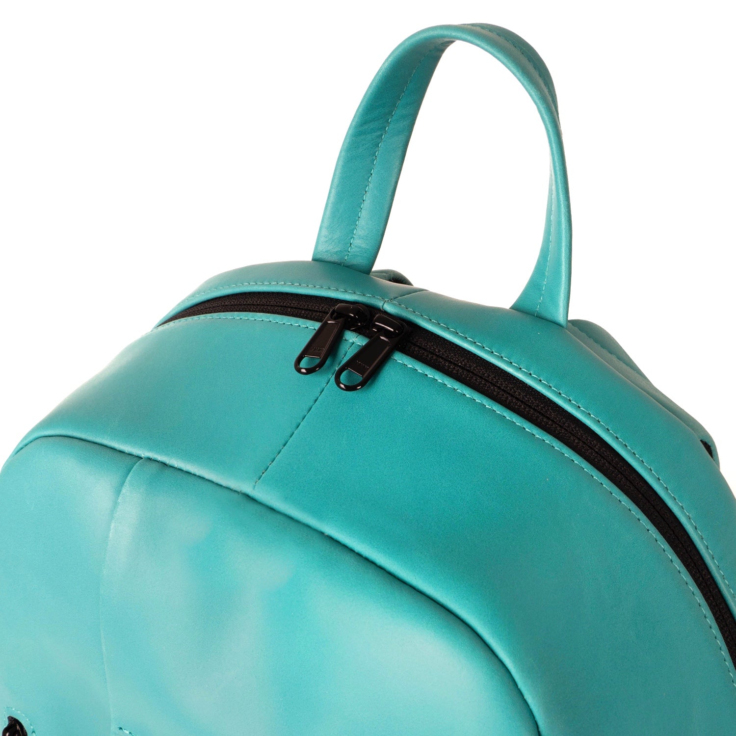 City Backpack With Padded Shoulder Straps Crazy Horse Leather