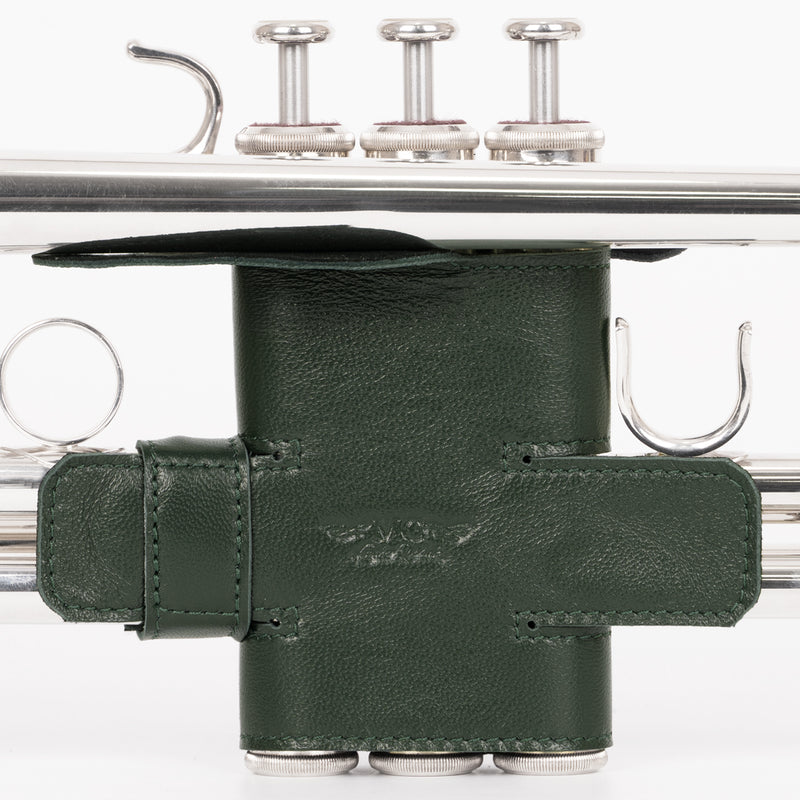 Premium Leather Trumpet Valve Guard MG