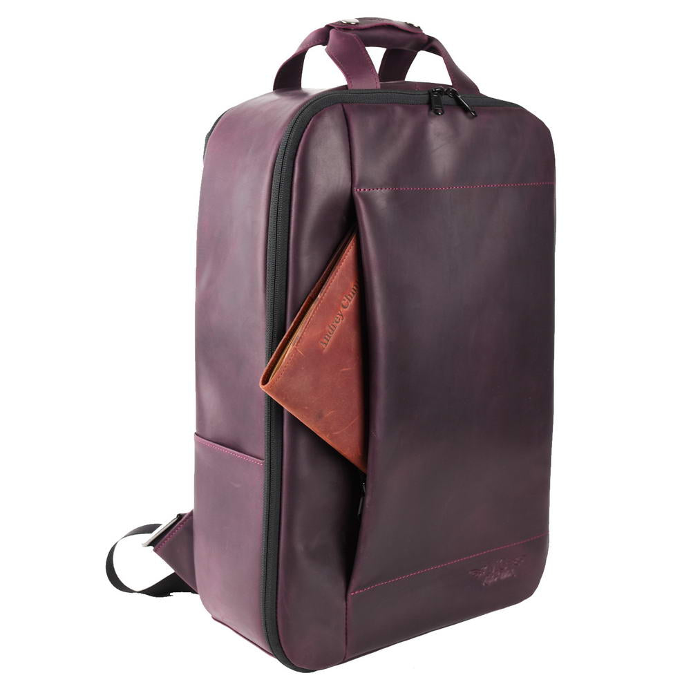 Flute Backpack Crazy Horse Leather