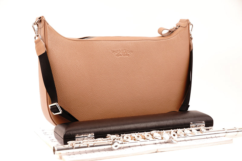 Flute and piccolo flute Bag Italian leather