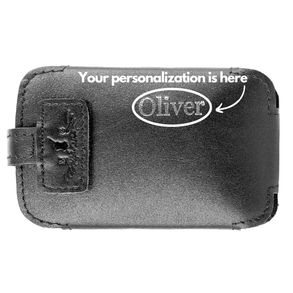 Saxophone Wireless Transmitter Pouch – Soprano, Alto, Tenor, Baritone | Detroit Leather
