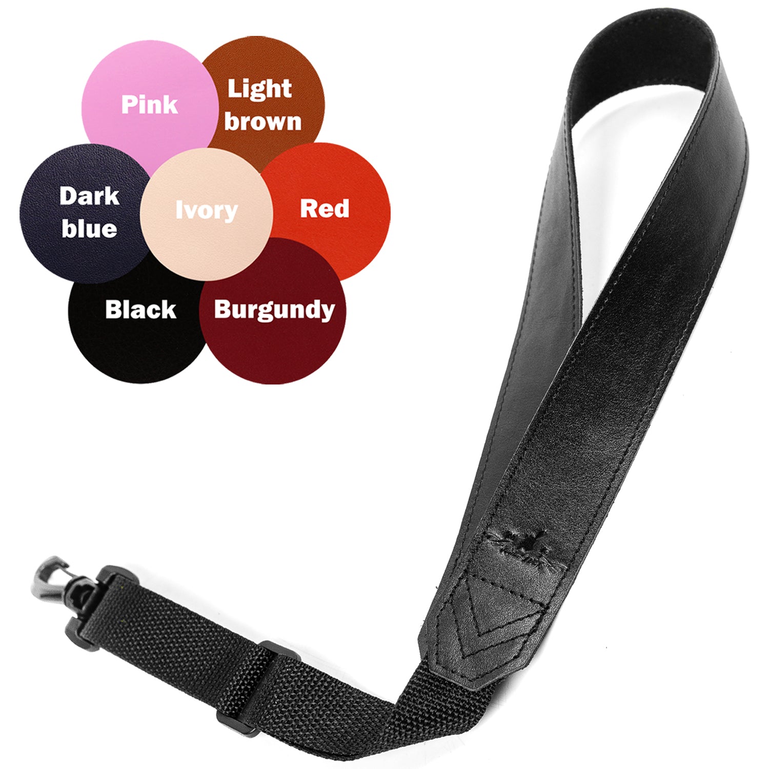 Alto, Tenor, and Soprano Saxophone Neck Strap | Detroit Leather