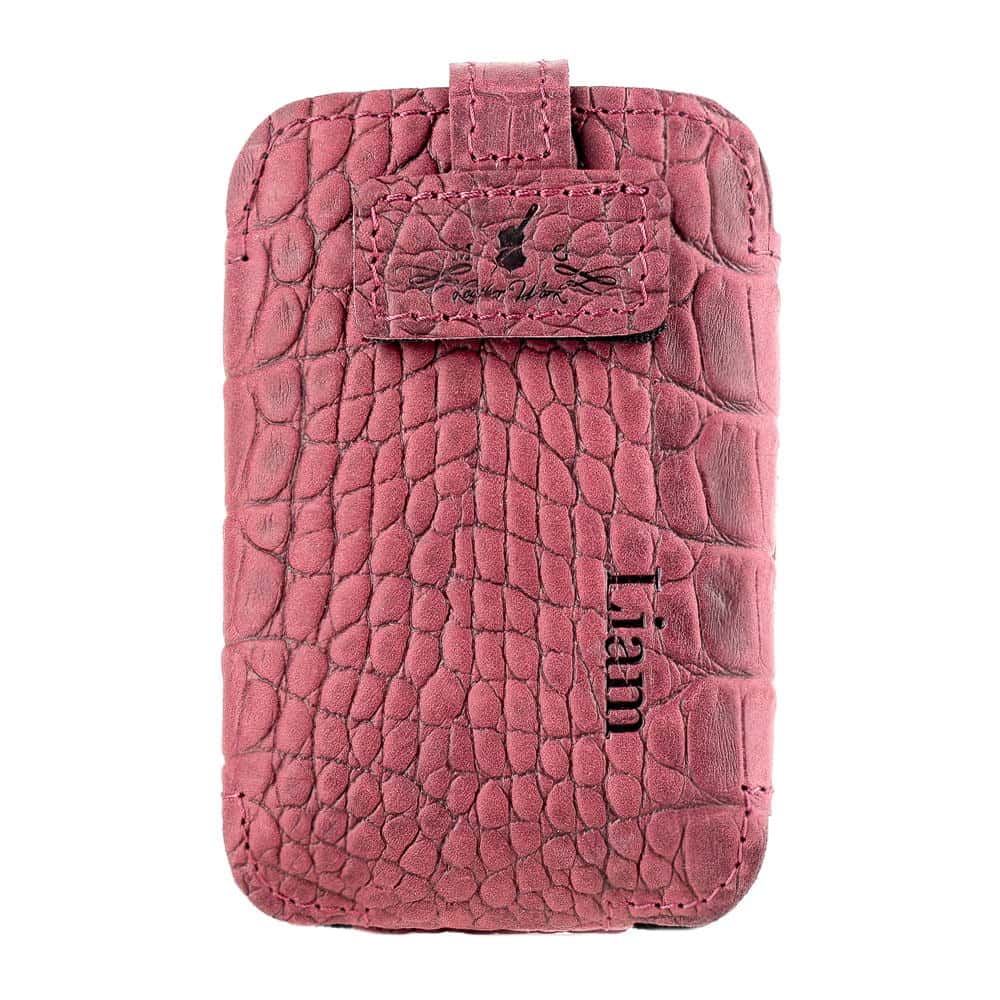 Saxophone Wireless Transmitter Pouch – Soprano, Alto, Tenor, Baritone | Reptile Leather