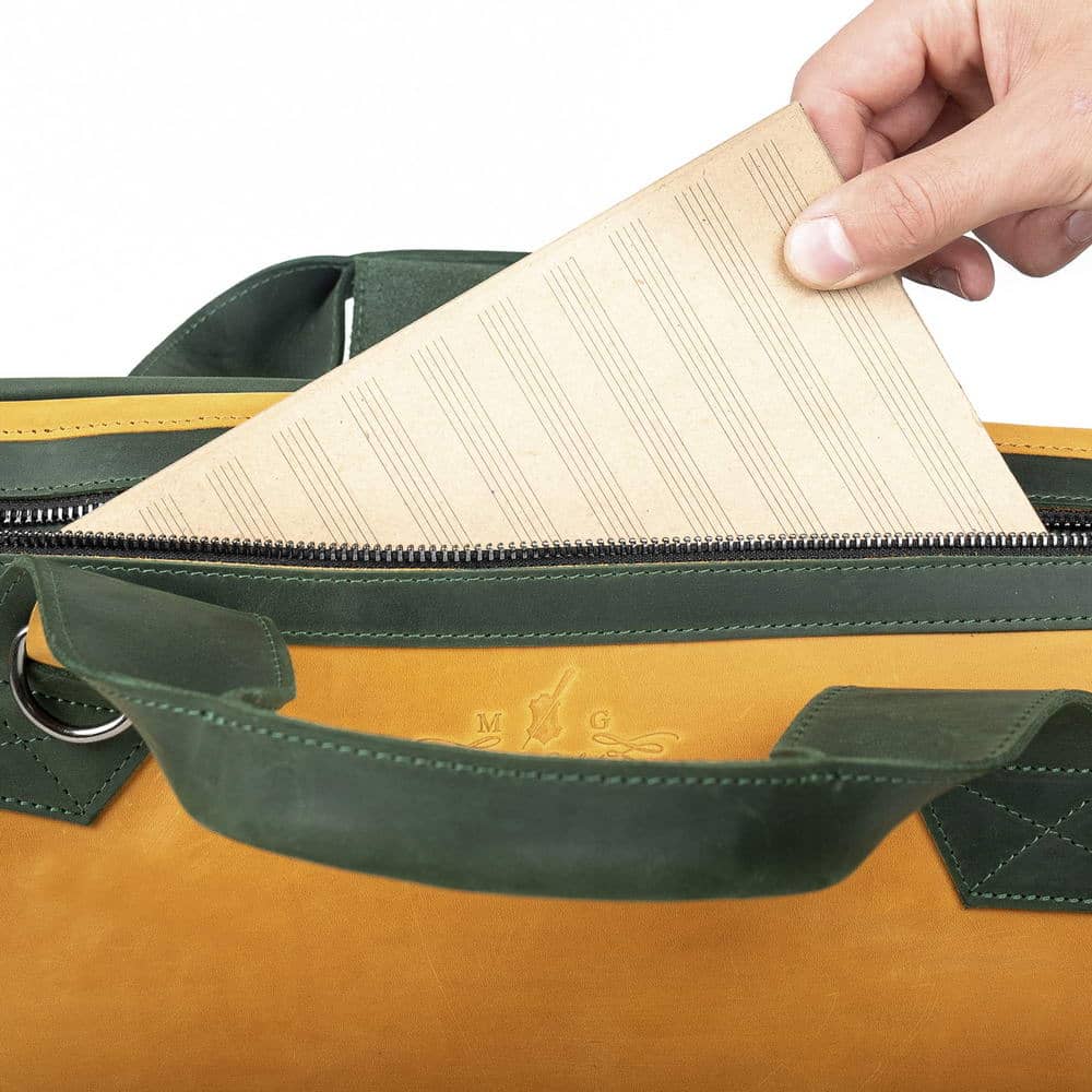 Trumpet Gig Bag | Single Case - Two-Tone Crazy Horse Leather