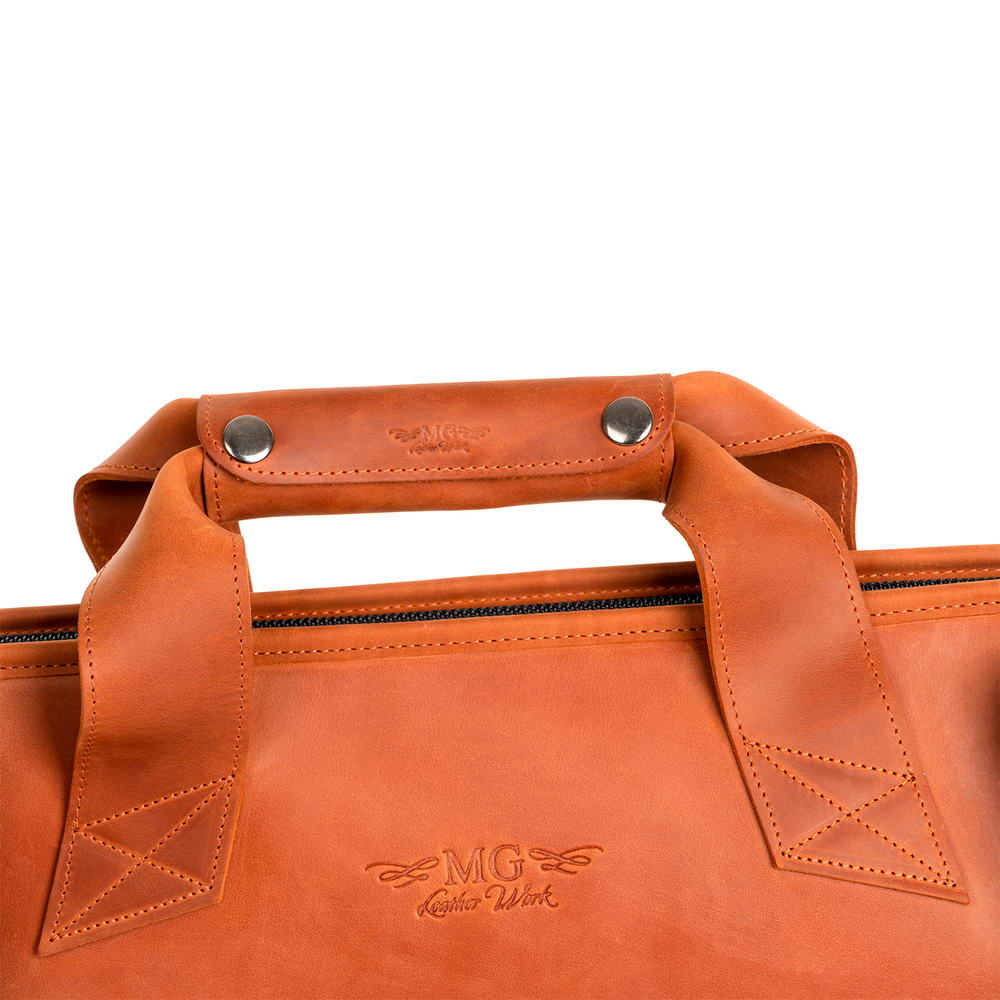 Straight Soprano Saxophone Gig Bag Crazy Horse Leather