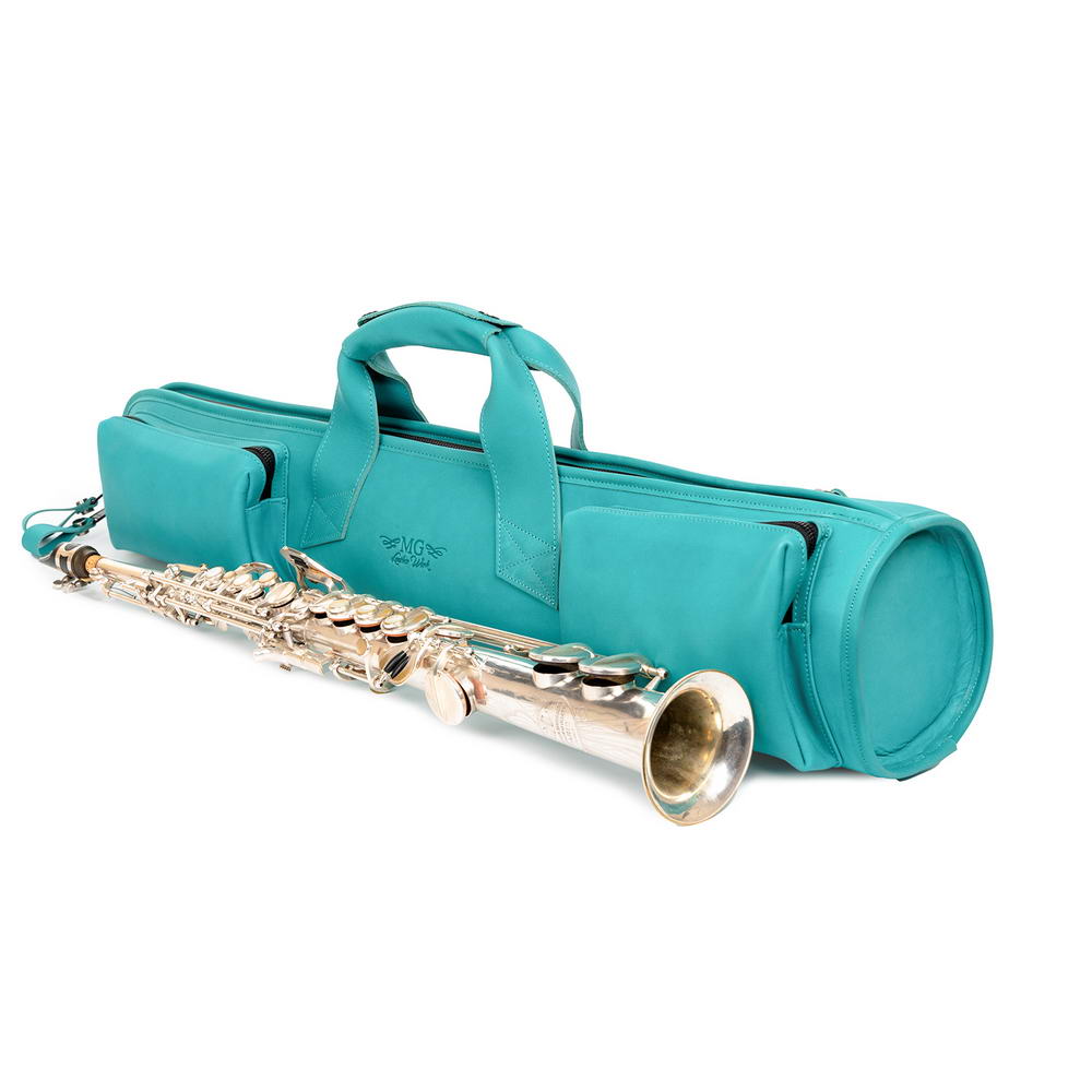 Straight Soprano Saxophone Gig Bag Crazy Horse Leather