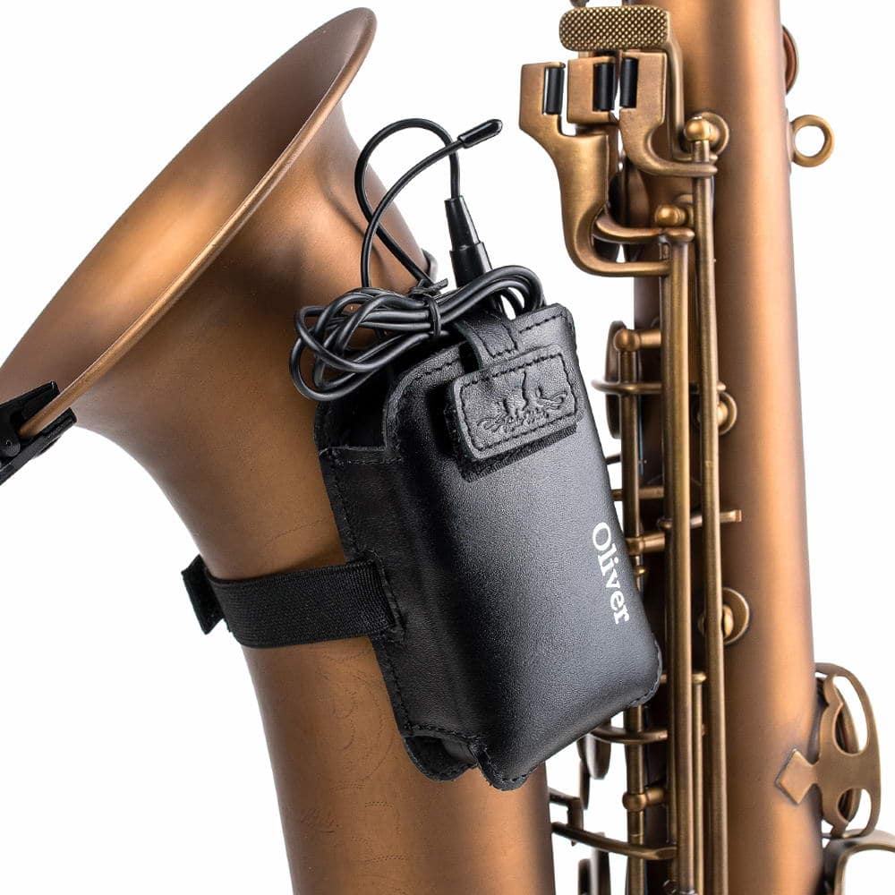 Saxophone Wireless Transmitter Pouch – Soprano, Alto, Tenor, Baritone | Detroit Leather