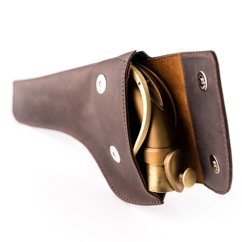 Tenor Saxophone Neck Pouch | Crazy Horse Leather