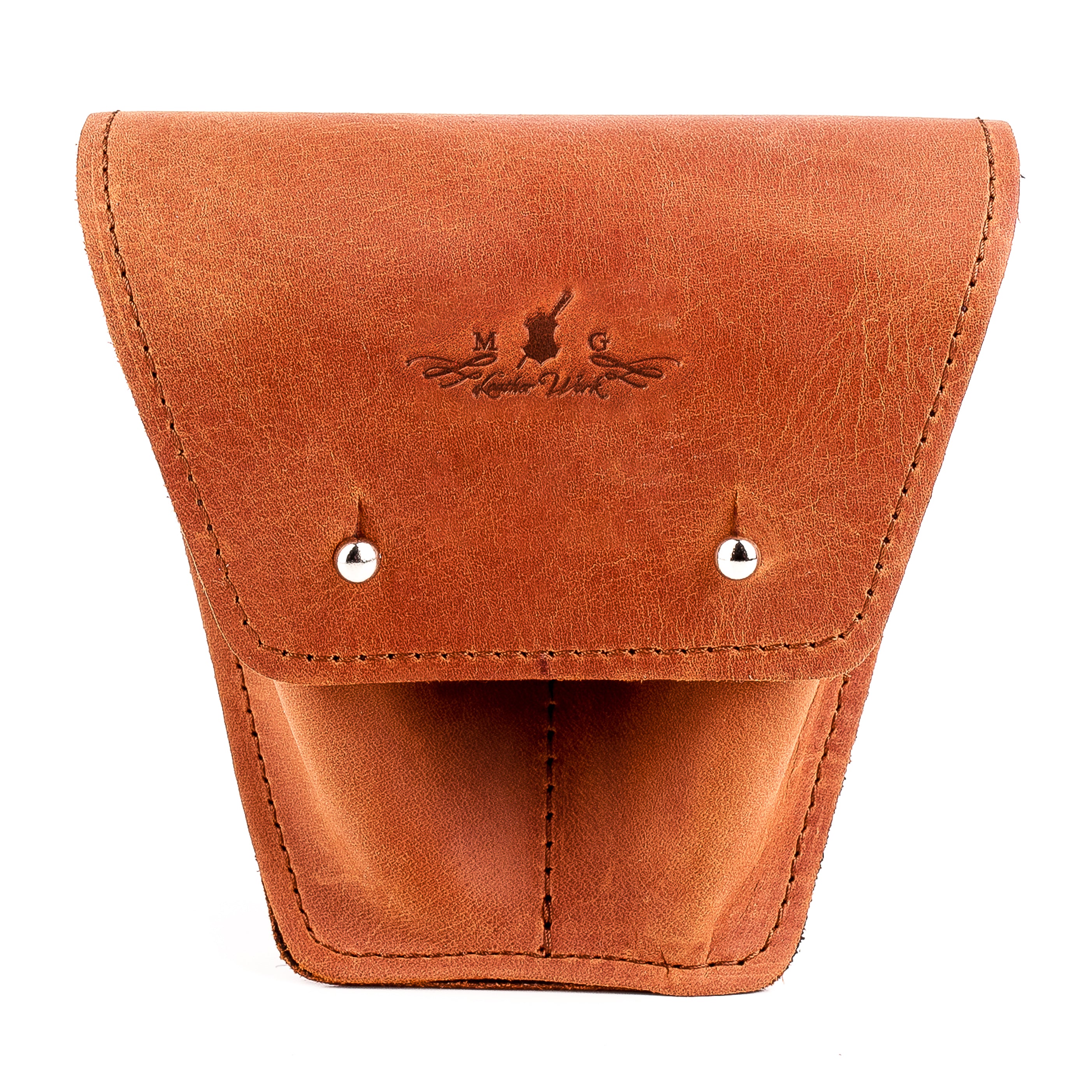 Double Trombone/Euphonium Mouthpiece Pouch | Crazy Horse Leather