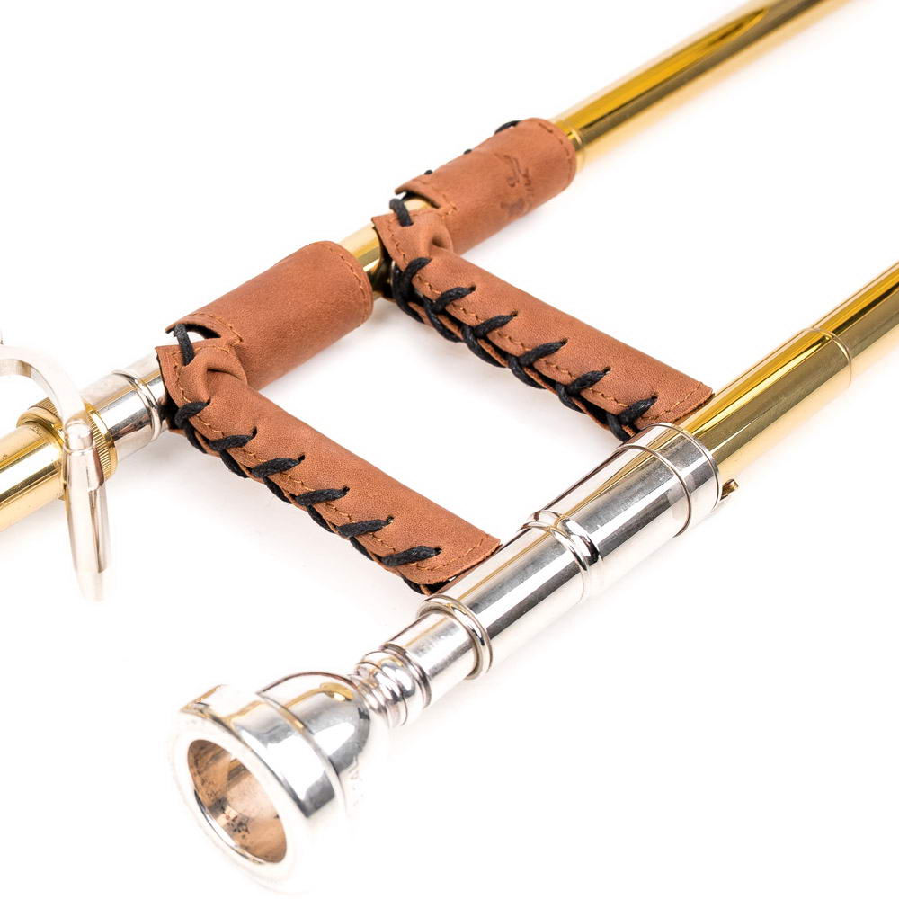 2-in-1 Trombone Set: Hand & Neck Guard + Transmitter Leather Holder