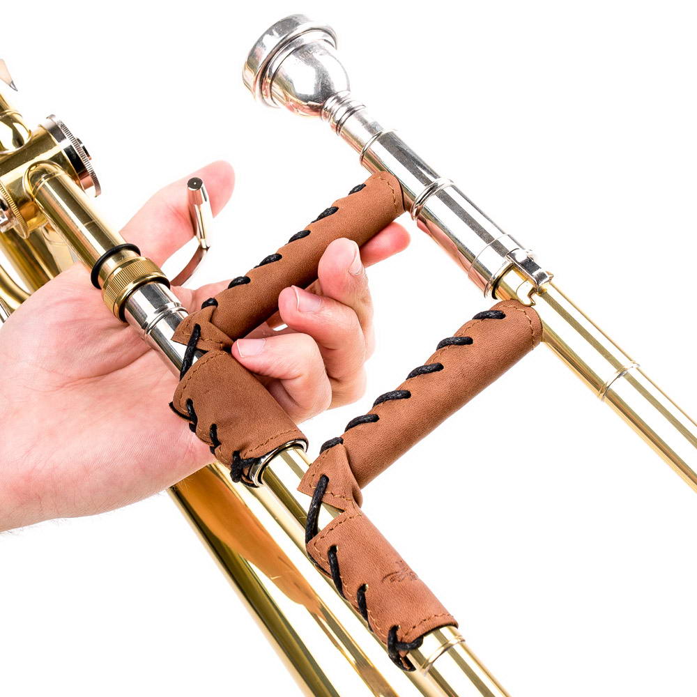 2-in-1 Trombone Set: Hand & Neck Guard + Transmitter Leather Holder