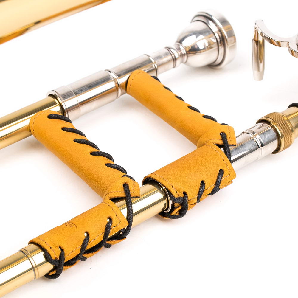 Trombone Hand and Neck Guards | Crazy Horse Leather