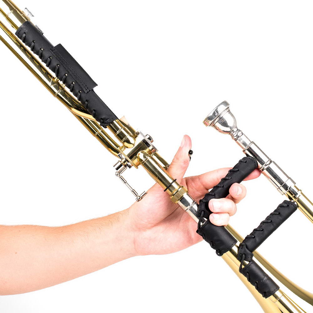 Trombone Hand and Neck Guards | Crazy Horse Leather