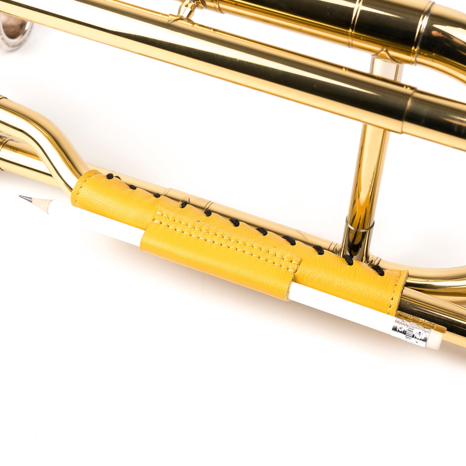 Trombone Neck Guard with Pencil Holder | Capra Leather