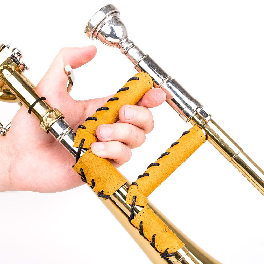 Trombone Hand and Neck Guards | Crazy Horse Leather