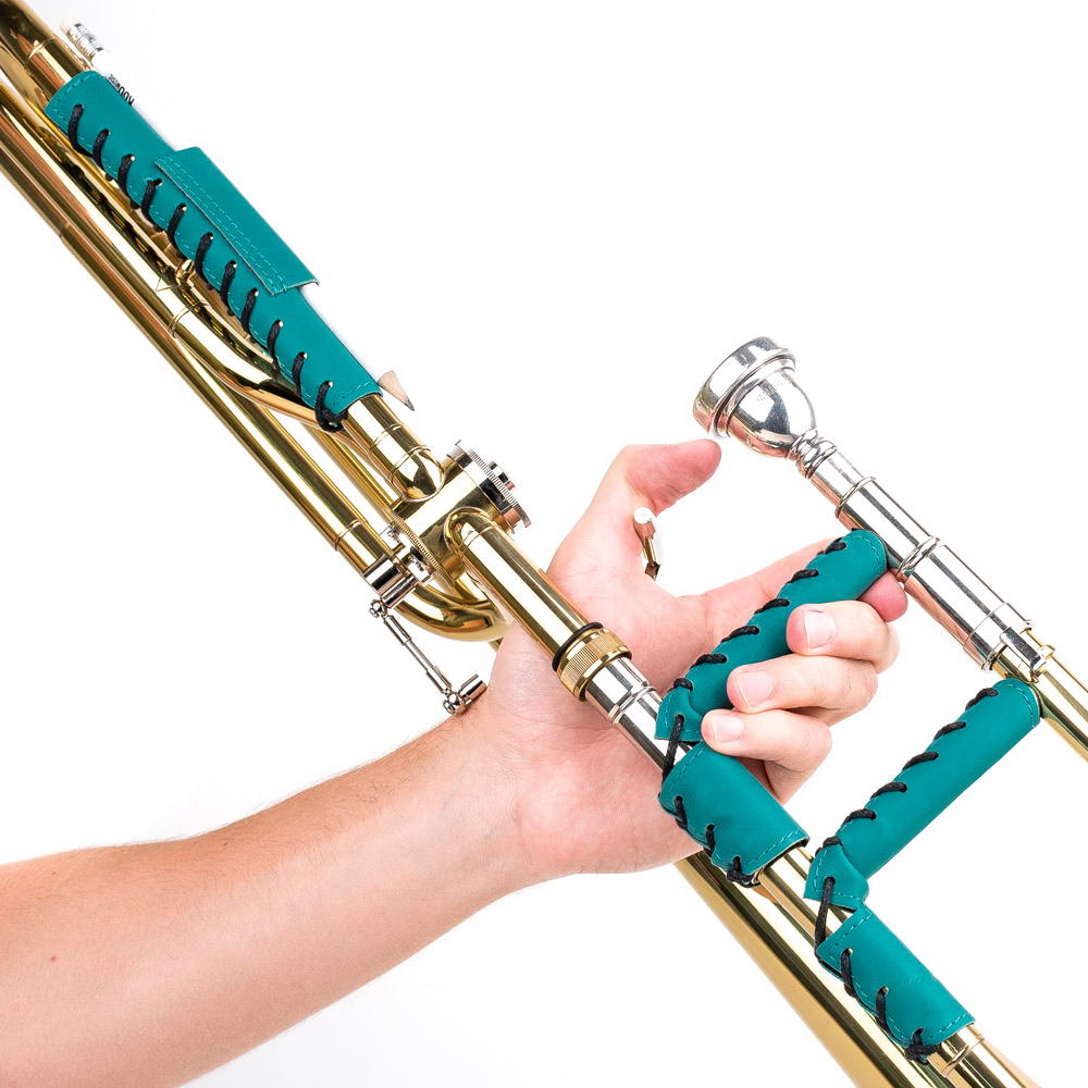 Trombone Hand and Neck Guards | Crazy Horse Leather